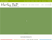 Tablet Screenshot of herbypop.com
